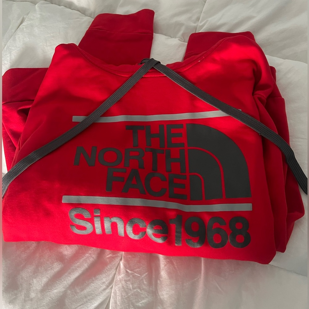The North Face Bold Red and Black Outerwear